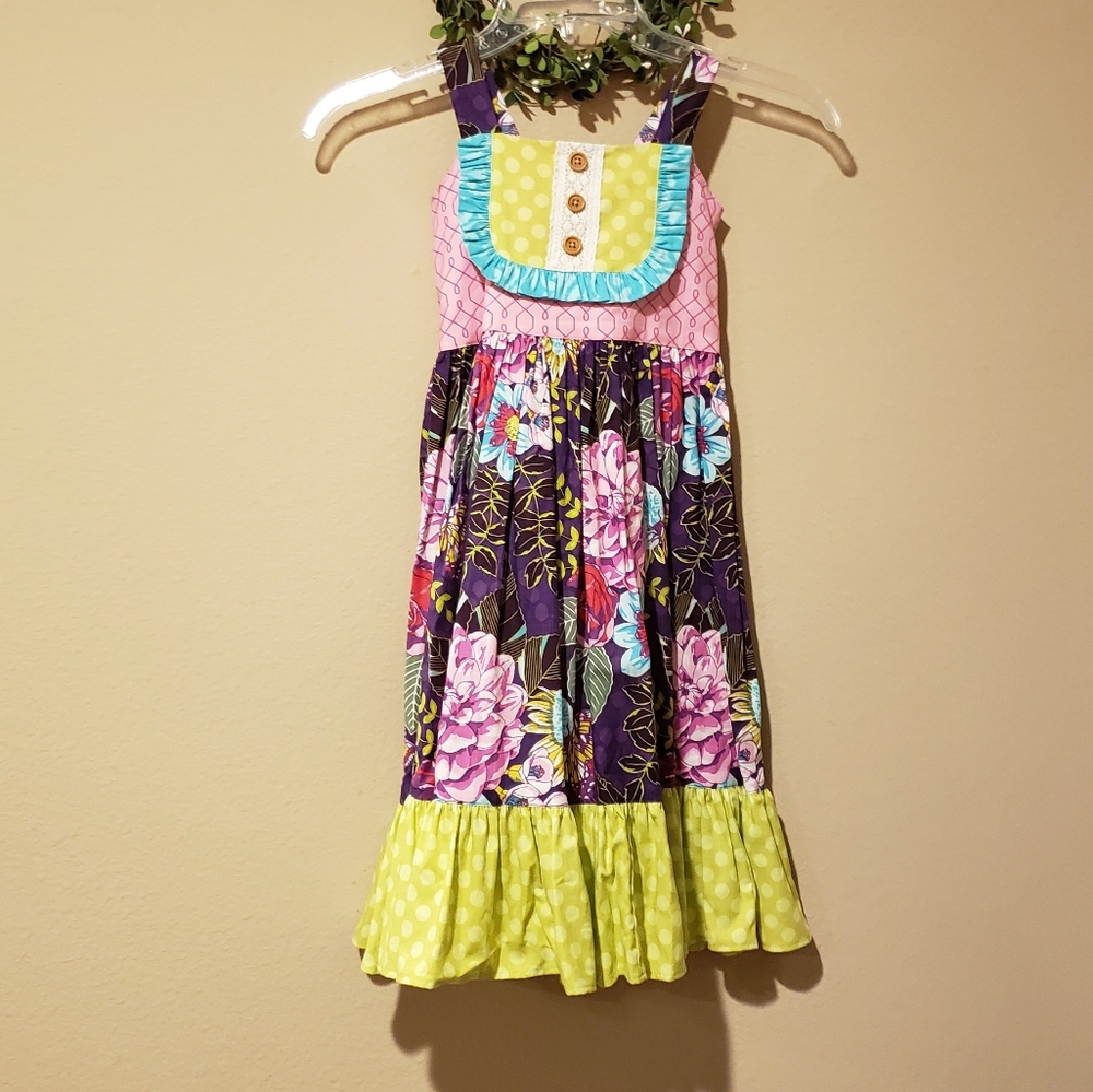 WIDDLE ME (NWOT) Girl's Floral Dress - Size 6